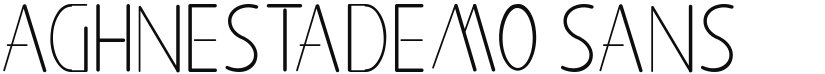 Aghnestademo font download