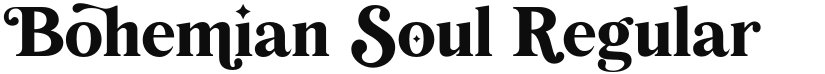 Bohemian Soul font download