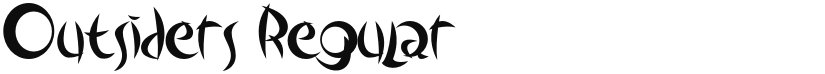 Outsiders font download
