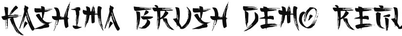 Kashima Brush Demo font download