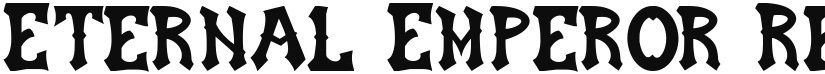Eternal Emperor font download