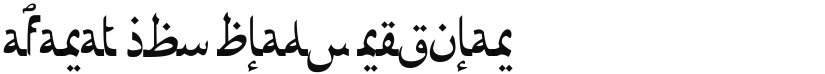 Afarat ibn Blady font download
