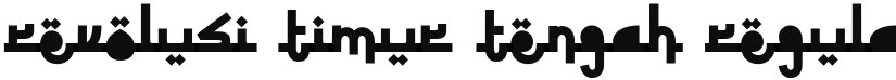 Revolusi Timur Tengah font download
