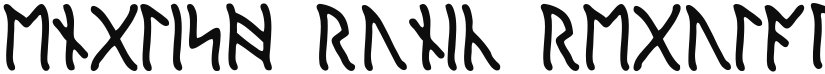 English Runic font download