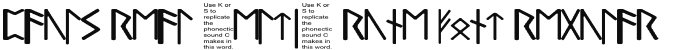 Pauls Real Celtic Rune Font Regular