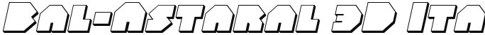 Bal-Astaral 3D Italic Italic