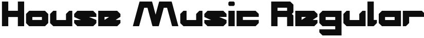 House Music font download