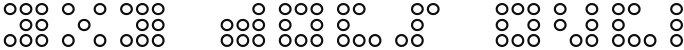 3x3 dots Outline Regular
