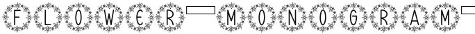 Flower Monogram Monogram
