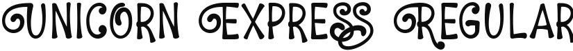 Unicorn Express font download