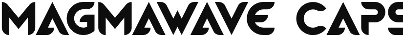 Magmawave Caps font download