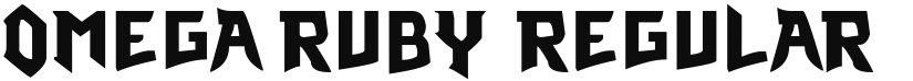 Omega Ruby font download