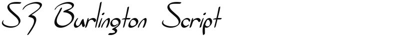 SF Burlington Script font download