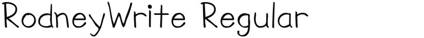 RodneyWrite font download