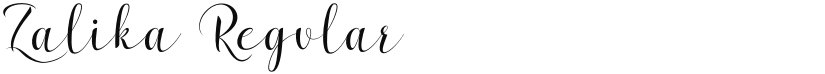 Zalika font download