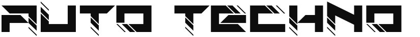 Auto Techno font download