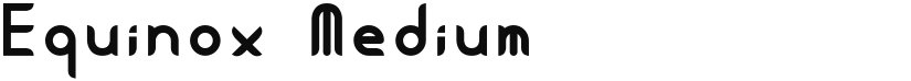 Equinox font download