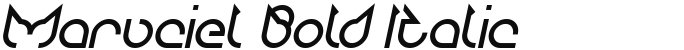 Maruciel Bold Italic