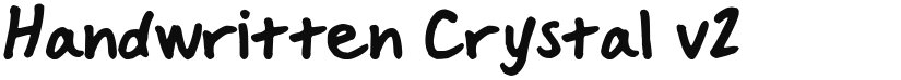Handwritten Crystal font download