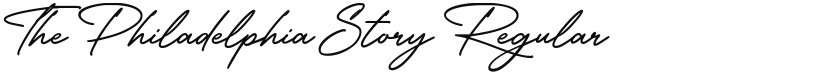 The Philadelphia Story font download
