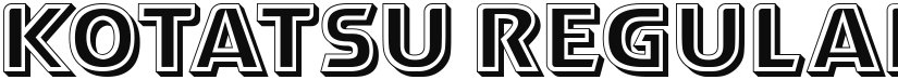 Kotatsu font download