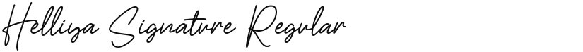 Helliya Signature font download