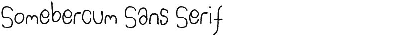 Somebercum Sans Serif font download