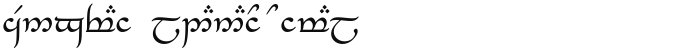 Tengwar_Eldanaro Normal