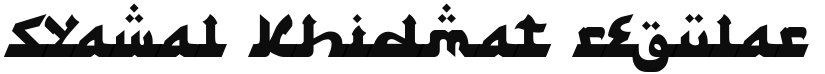 Syawal Khidmat font download