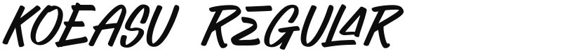 KOEASU font download