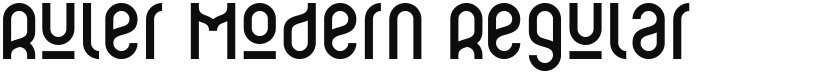 Ruler Modern font download