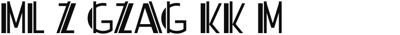 ML ZigZag KK font download