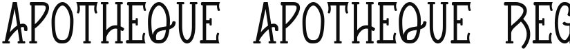 Apotheque font download