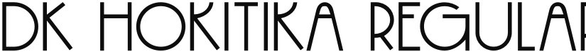 DK Hokitika font download