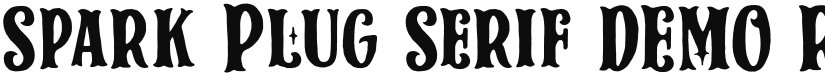 Spark Plug Serif DEMO font download