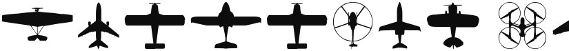 Aircraft Identification font download