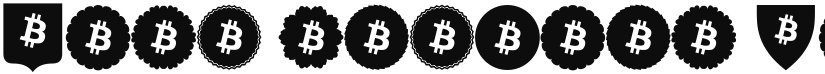 Font Bitcoin Color font download