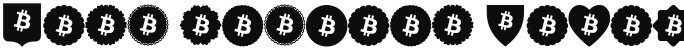 Font Bitcoin Color Regular