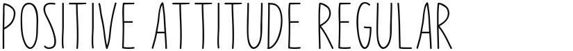Positive Attitude font download