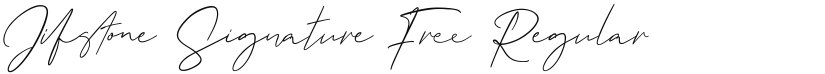 Jifstone Signature Free font download