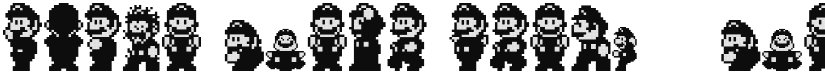 Super Mario World - Mario font download