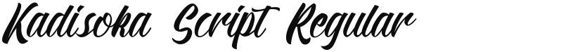 Kadisoka Script font download