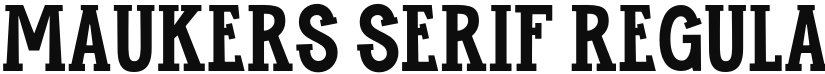 Maukers Serif font download