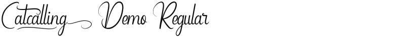 Catcalling Demo font download