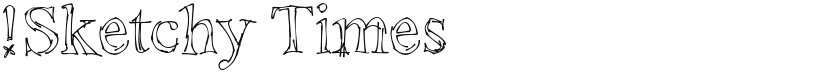 !Sketchy Times font download