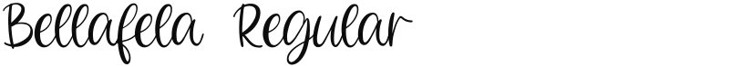 Bellafela font download