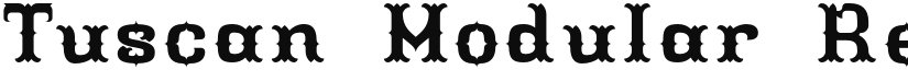 Tuscan Modular font download