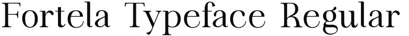 Fortela Typeface font download