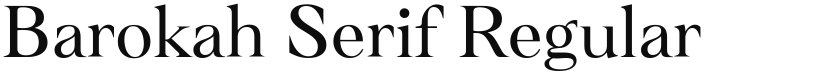 Barokah Serif font download