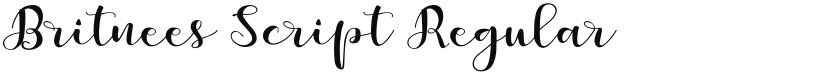Britnees Script font download